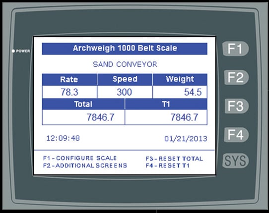 ARCH Environmental Equipment, Inc | ARCHWeigh Belt Scales | 1000 Scale Integrator